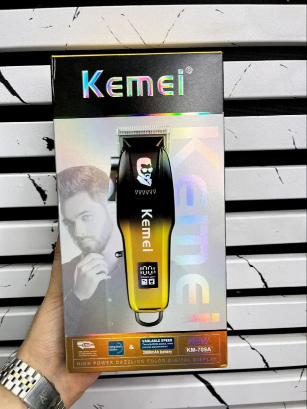 ماشین اصلاح کلیپر و حجم زن KM-709 +گارانتی معتبر